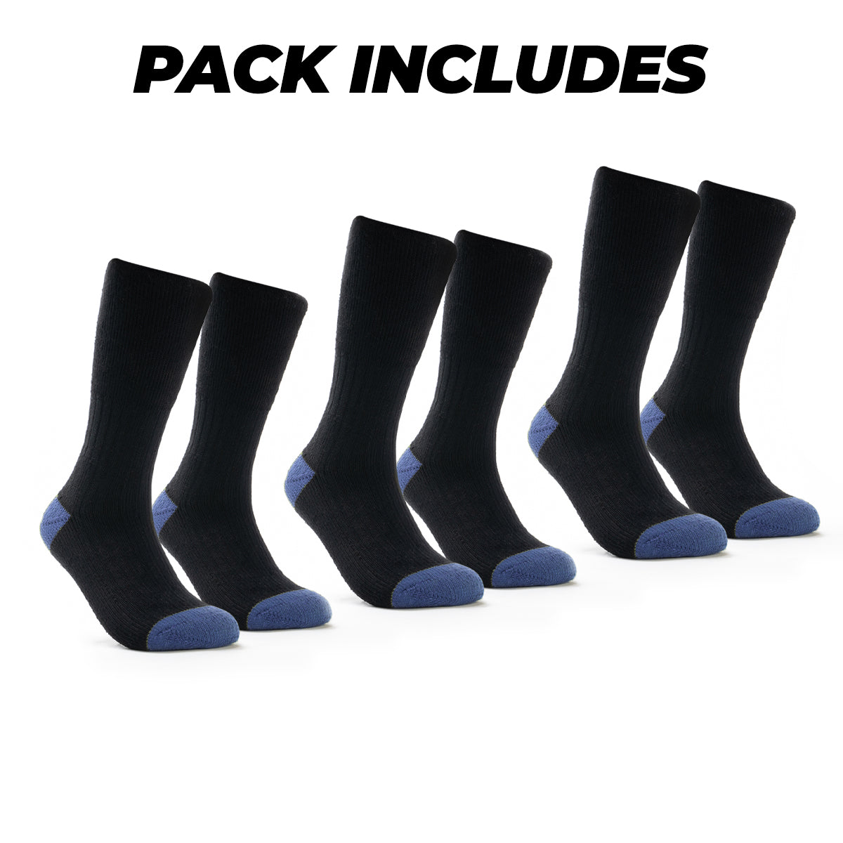 WOOL SOCK - 3x PAIRS