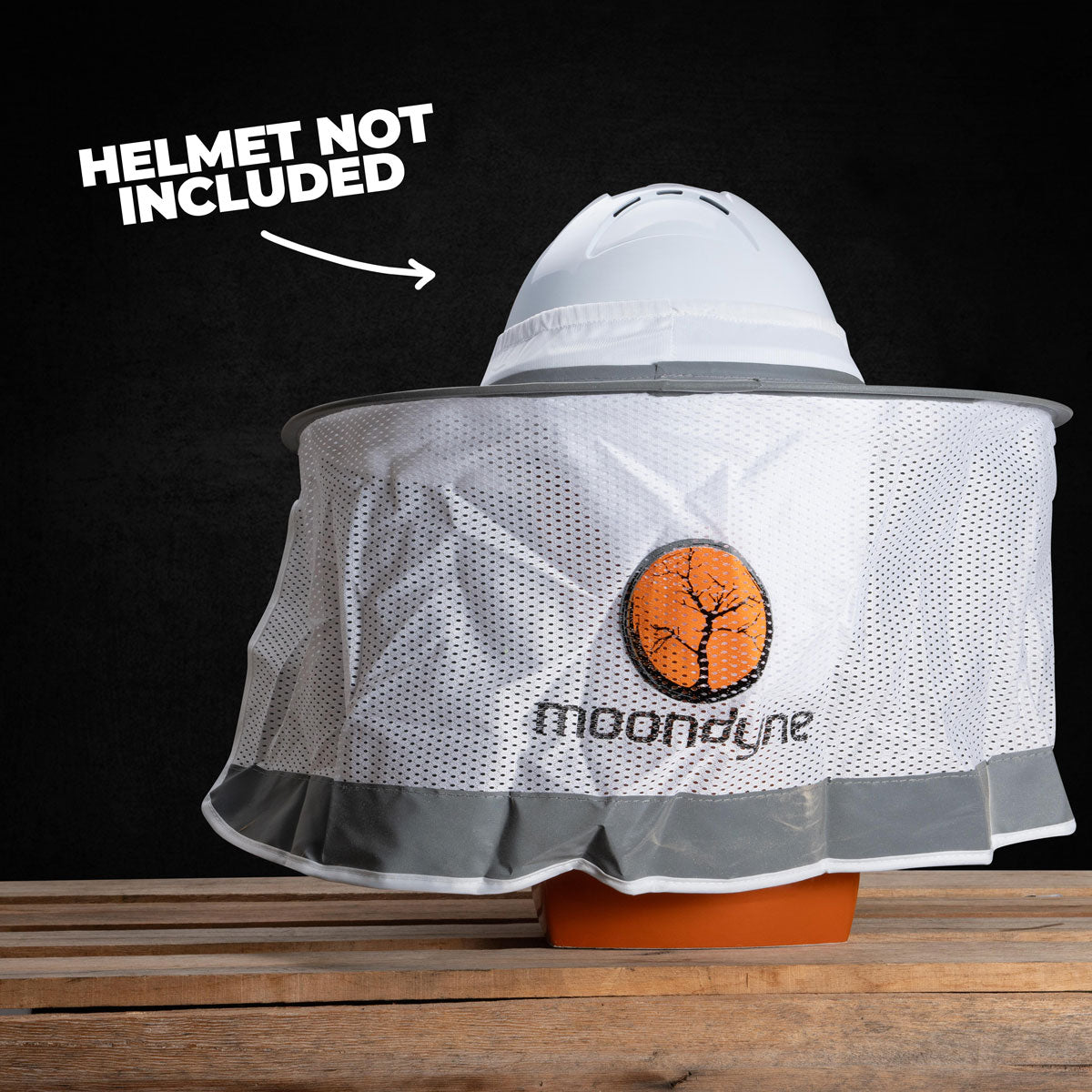 Pop-up Protection for Hard Hats - White