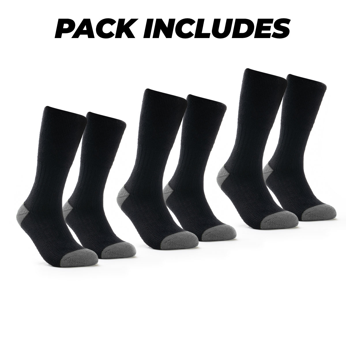 COTTON SOCK - 3x PAIRS