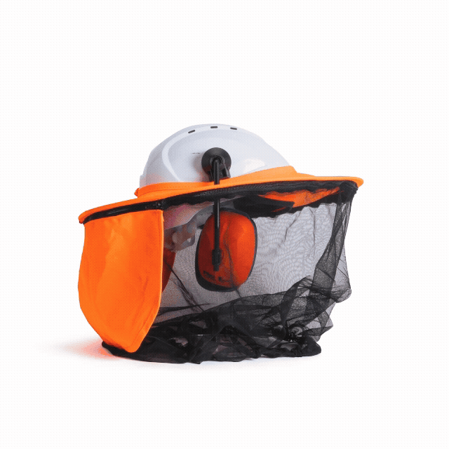POP-UP Helmet Hat PROTECTION SYSTEM - ORANGE