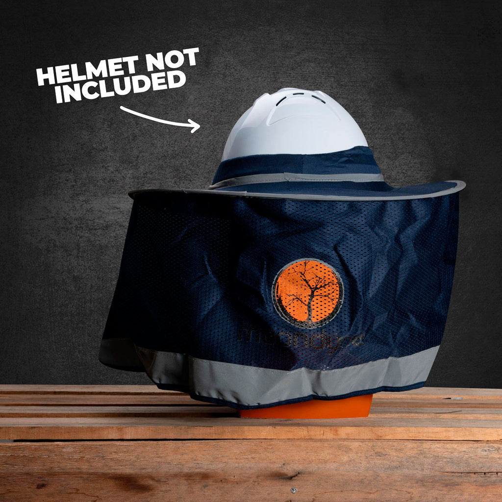 Pop-up Protection for Hard Hats - Blue