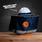 Pop-up Protection for Hard Hats - Blue