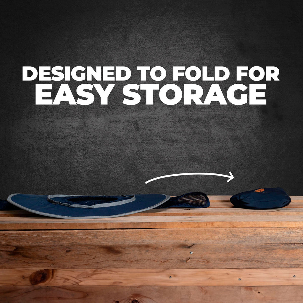 Pop-up Protection for Hard Hats - Blue