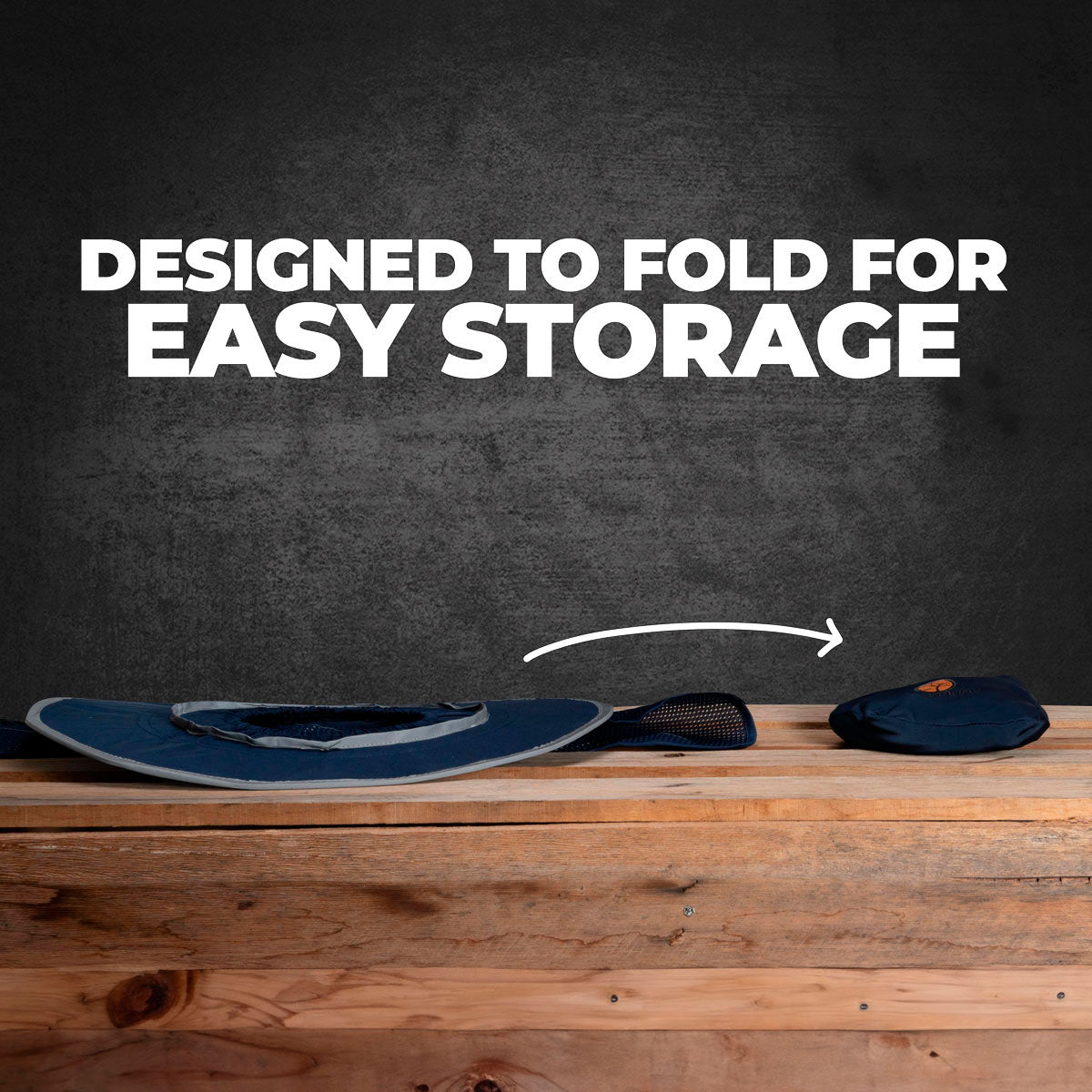 Pop-up Protection for Hard Hats - Blue