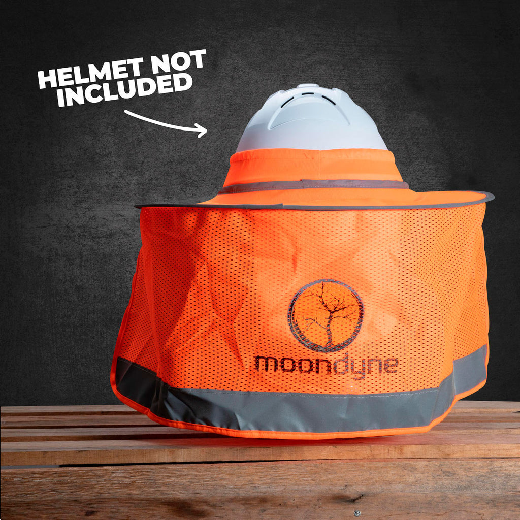 Pop-up Protection for Hard Hats - Orange