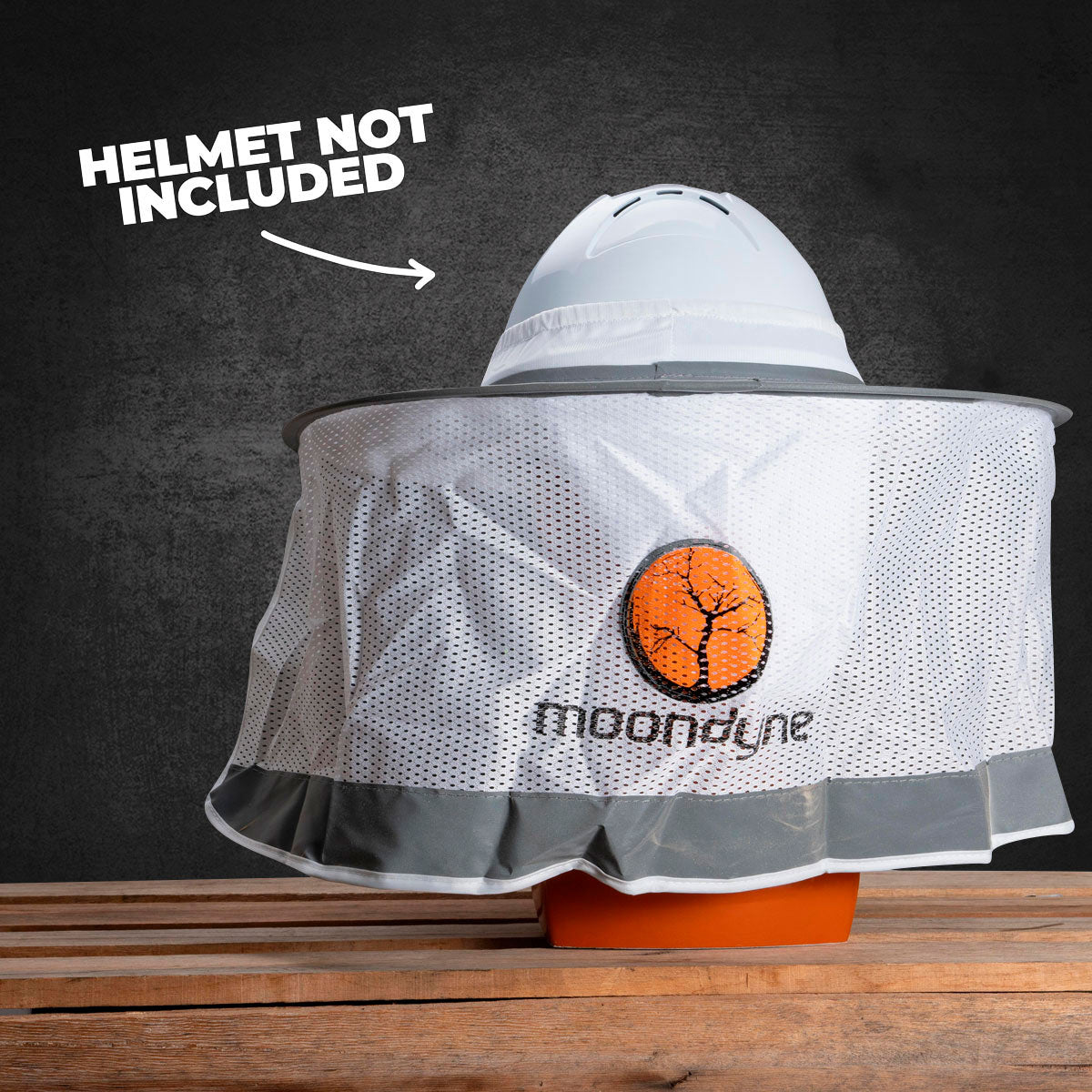 Pop-up Protection for Hard Hats - White