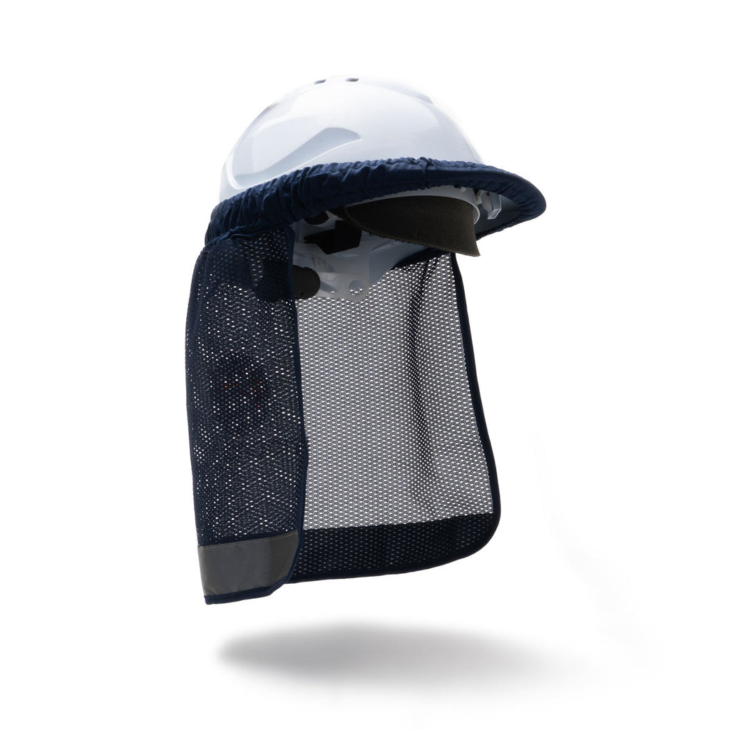 Hard Hat Neck Flap - Blue