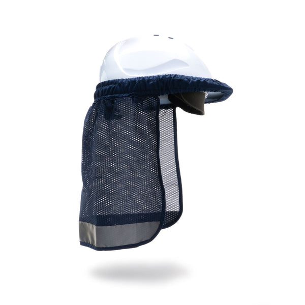 Hard Hat Neck Flap - Blue