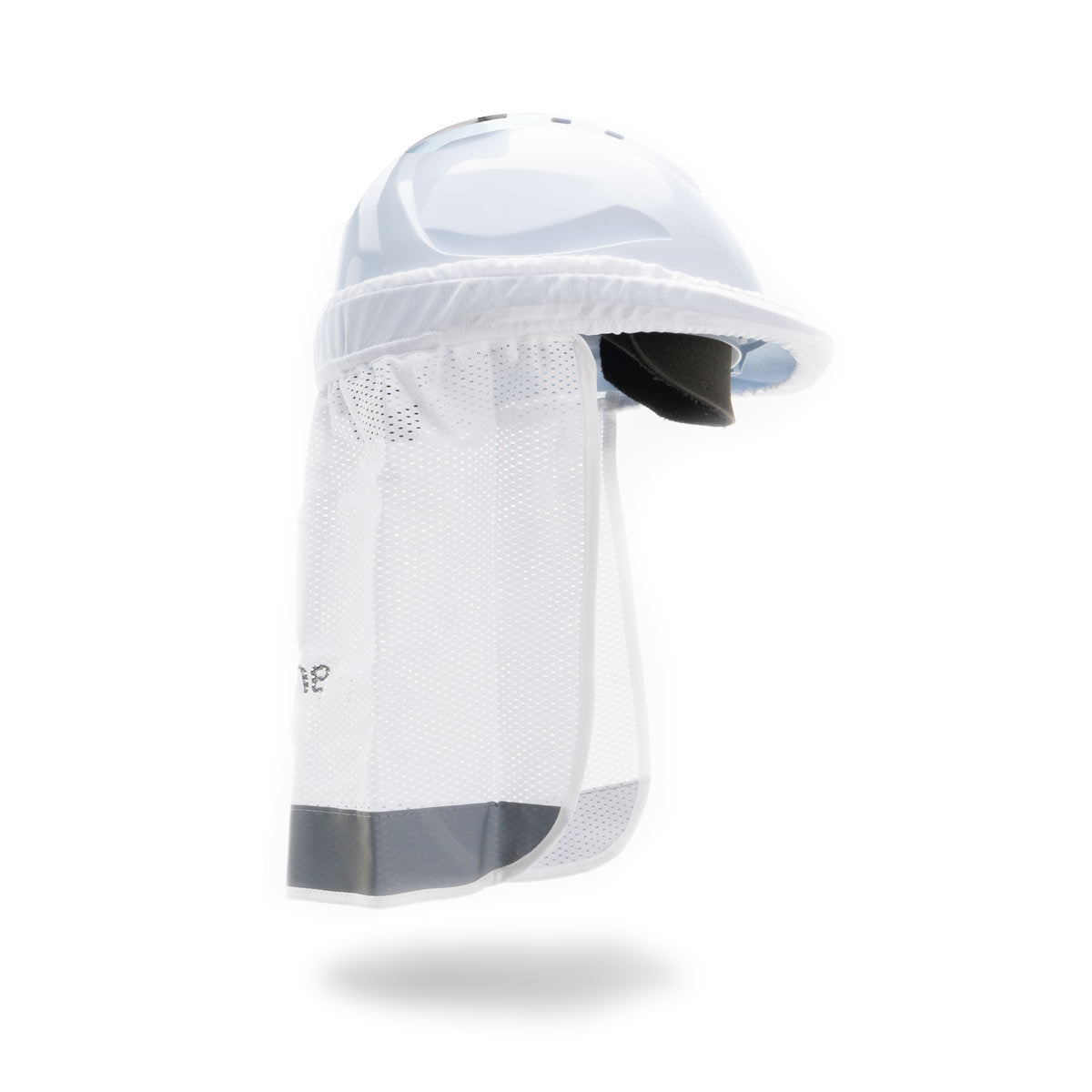 Hard Hat Neck Flap - White