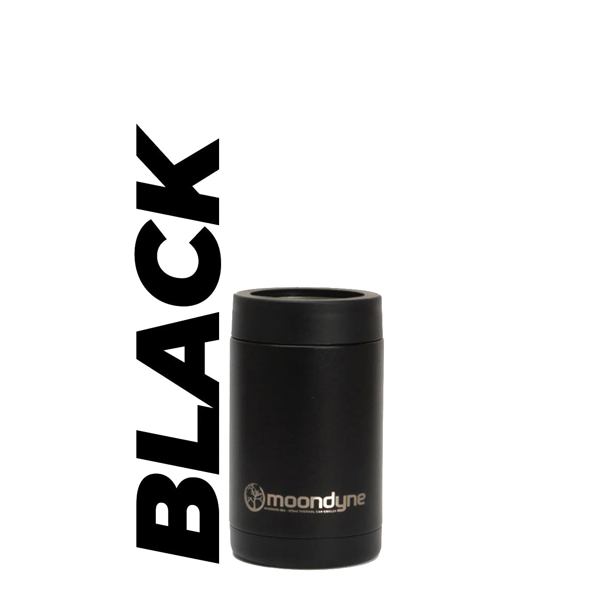 375ml CAN COOLER - BLACK