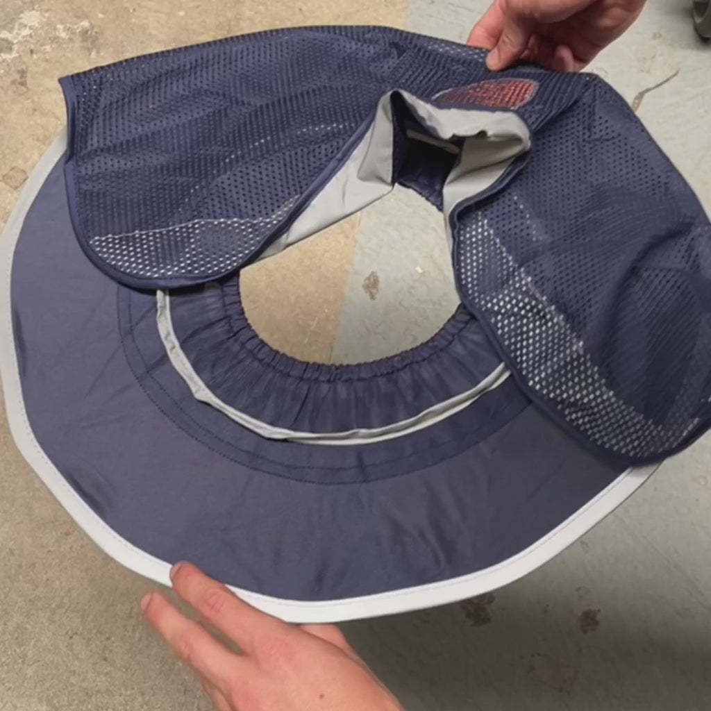 Pop-up Protection for Hard Hats - Blue